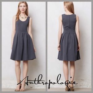 Anthropologie Bordeaux Minerve Swing Dress XS